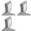 6X Stretch-Sofakissenbezug, Hochelastischer Stoff, Sofasitz, Sofabezug, Stoff, Sofakissenbezug, Grau 1