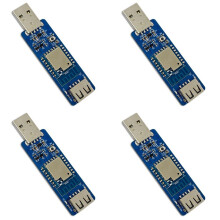 4X Tuya USB-Schalter Fernbedienung Timer-Schalter, 2,4G Wifi für Fernbedienung, APP One-Click-Schalter, Plug And