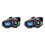 2X Q58 Max Motorhelm  Intercom IP65 Waterdicht Intercom Afstand 500 Meter Multi-Scene Gemengde Muziek 1