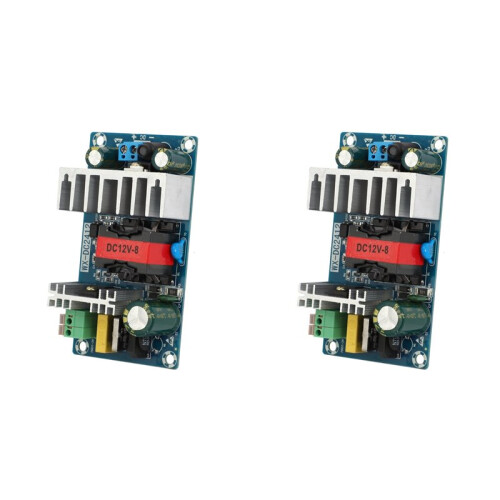 2X Convertisseur AC 110V 220V à  12V 8A 100W Transformateur de Régulateur LED Alimentation