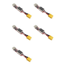 5X 2S-6S Lipo Lithium Battery XT60 to USB Charger Converter with Voltage Display Adapter Board
