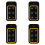 4X 8CH Multi Frequency Garage Door Remote Control 270-868MHZ RF Copy Remote Control Yellow 1