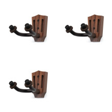 3X Multi-Styles Guitar Wall Mount Hanger Non-Slip Instrument Rack Holder for Classical Guitar Headstock