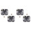 4Pcs MT6701 Magnetic Encoder Module PWM/I2c Brushless Motor Encoder ABZ Mode 1024 Lines Replaces for AS5600 Module 1
