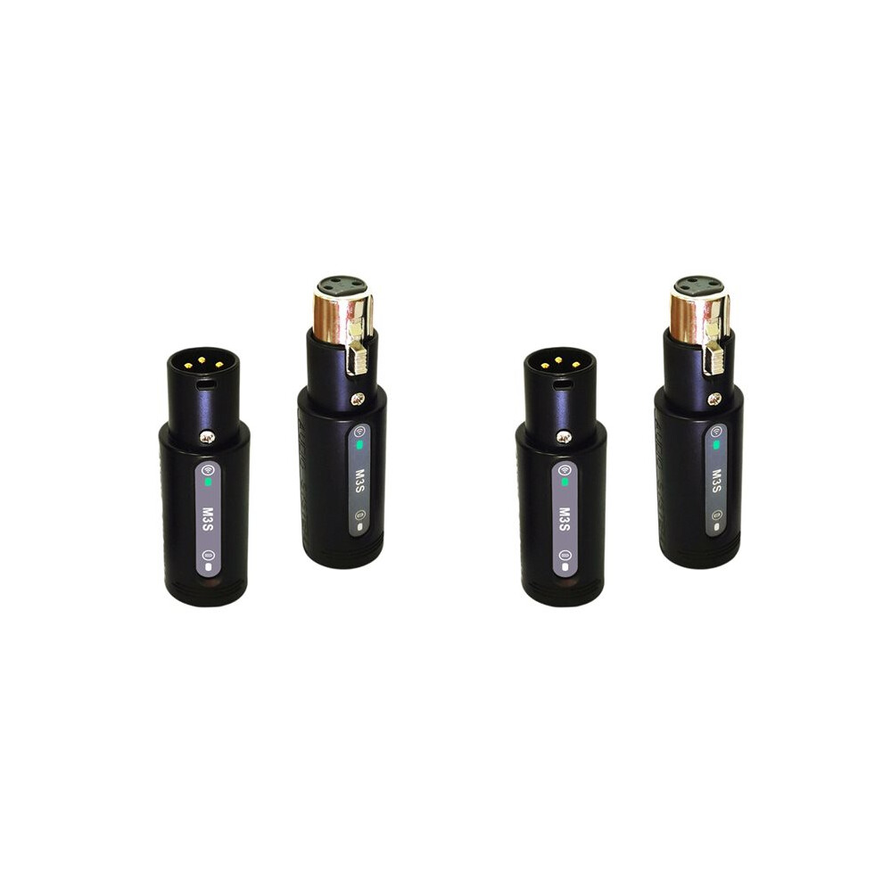 2X Wireless Microphone Xlr Adapter Transmitter Receiver Plug- Mic 2.4Ghz For Dynamic Microphone Audio Mixer Pa System 6031736476528