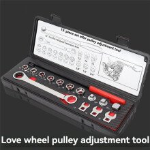 Automobiel Ratel Poelie Riem Gereedschap Set Verlengstang Verstelbare Demontage Speciale Auto Reparatie Gereedschap