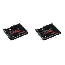 2X Adaptateur de Carte Mémoire un Port SDHC SDXC Adaptateur de Carte TF Vers CF pour Appareil Photo Type I Convertisseur de Carte