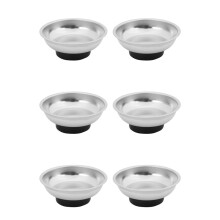6X Bol en Acier Inoxydable pour Pieces Magnetiques de Cercle Plateau A Outils Plateau A Vis A Boulons A Noix Plateau A Pieces Magnetiques Argent 3