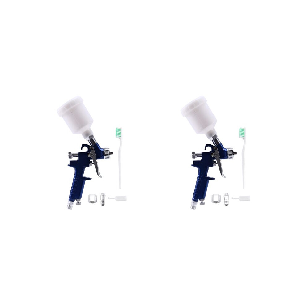 2 Set 1.0Mm Nozzle H-2000 Professional Hvlp Spray Gun Air Paint Spray Guns Airbrush For Painting Car Aerograph 6031119167395