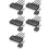 5X USB  Shared Controller Adapter 4 Inputs 4 Outputs for Laptop Computer Printer Keyboard Mouse Monitor 1