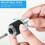 2PCS Tap Socket Set, Extraction Tool with Adjustable ,Versatile Sturdy Drive Tap Sockets, 3/8 Inch Drive Tap Sockets 5