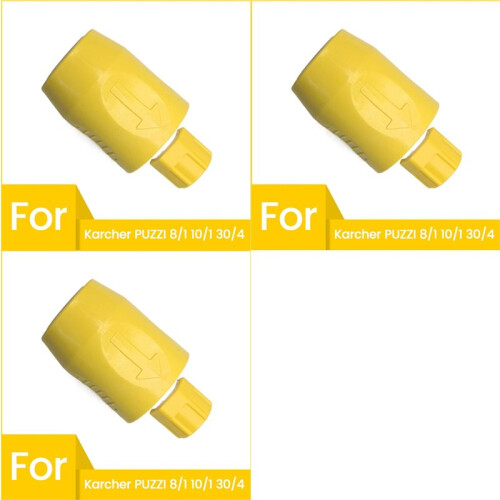 3X Hose Connector for  PUZZI 8/1 10/1 30/4 Replacement Connector Easy Installation Flexible Use 1
