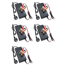 5X 14.6V 10A Lifepo4 Charger Iron Phosphate Battery Charger for 12.8V 4S Lithium Iron Phosphate Battery Pack EU Plug