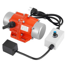Moteur Vibrant pour Béton 60 W, Moteur à Béton Monophasé AC 110 V 3600 Tr/Min avec Contrôleur de Vitesse, pour Table Vibrante, Prise Américaine