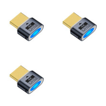 3X Virtual HDTV 4K Display Headless Display Adapter Obsługuje 1080P@60Hz/120Hz Maksymalna Rozdzielczość 4K@60Hz