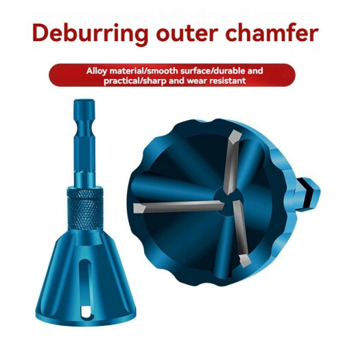 2PCS  20/25mm Deburring Tungsten Steel Chamfering Tool, Screw Rod Alloy Edger 1