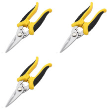 3X Stainless Steel Electrician Scissors Multifunction Manually Shears Cutting Wire and Thin Steel Plate