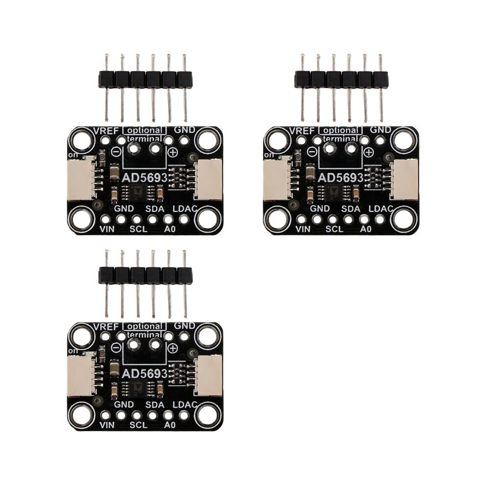 3X Ad5693r Breakout Board I2c Interface 16-Bit Dac Module Compatible With Stemma Qt Qwiic 6032343642832