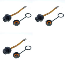 3X Wasserdicht IP67 IP68 Typ C Buchse auf Stecker PFC Flachkabel 3.1 Gewinde Typ-C 3.1