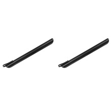 2X Table Crumber Crumb Sweeper 304 Stainless Steel Crumb Scraper Food Remover Desk Cleaning Tool for Waiters Black