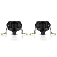 2X 275 330 Gallon IBC Tote Fittings Adapter 2 Inch Tote Tank Drain Adapter with Camlock Garden Hose Connection