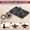 4X Heavy Duty Toggle  12V DC30A Waterproof Toggle  2 Pin /Off SPST with Mounting Panel for Auto Car Boat 4