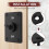 4X Heavy Duty Toggle  12V DC30A Waterproof Toggle  2 Pin /Off SPST with Mounting Panel for Auto Car Boat 5