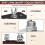 4X Heavy Duty Toggle  12V DC30A Waterproof Toggle  2 Pin /Off SPST with Mounting Panel for Auto Car Boat 6