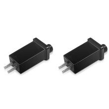 2X 12V 1.5A Plug LED Power Supply LED Transformer Plug Adapter IP44 Waterproof Christmas LED Light Strip Adapter US PLUG