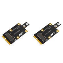 2X M.2 Key B Naar  PCI-E-Adapterriem Ondersteuning voor Dubbele -Simkaart 3G/4G/5G-Adapter Multifunctionele, Handige Module
