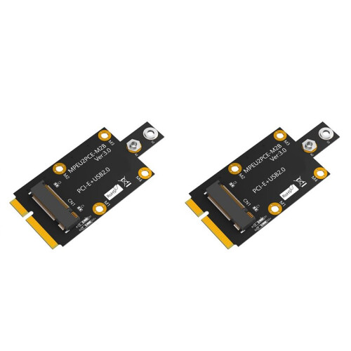 2X M.2 Key B to  PCI-E Adapter Strap Dual  SIM Card Support 3G/4G/5G Adapter Multi-Function Convenient Module