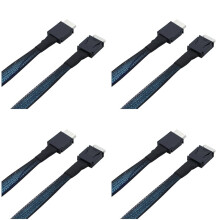 4X PCIE Oculink SFF 8611 4I to SAS SFF-8611 4I Server Super Speed Cable Data Extension Cable Data Transfer 1m