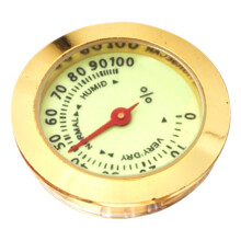 Cigar Humidor Hygrometer Accurate Mechanical Gauge Battery‑ Easy‑Read for Instruments and Collectibles