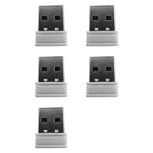 5X Muis Jigglers Mover Niet-Detecteerbare Automatische USB-Poort Shaker Wiggler voor Laptop Houdt Computer Wakker Muisbeweging Wit