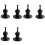 Thickened Iron Pipe Water Pipe Staircase Industrial Wind Fixed Bracket Stair Railing Wall Support Fixings 6 Pieces 1