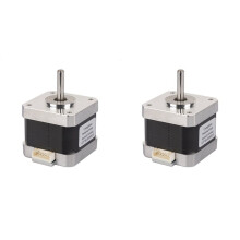 2X 3D-Drucker Nema 42 Schrittmotor 17HS4401 38 mm Achse 5 mm für 3D-Drucker DIY Graviermaschinenmotor