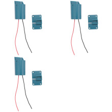 3X Geeignet für  Adapter 10,8 12V Batteriestromanschluss Adapter Basishalterung mit 14 Awg Drahtanschluss