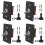 4X Heavy Duty Toggle  12V DC30A Waterproof Toggle  2 Pin /Off SPST with Mounting Panel for Auto Car Boat 1