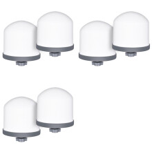 6Pc Utbytes Keramiskt Filter Magnetiserat Mineralvattenrenare Vattenfilter Keramiskt Halvklotvattenfilter