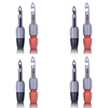 4X TP81 Insulation Piercing Clip Set, Banana Plug Connections,Wire Piercing Probe Insulation Piercing Clip Set 4mm