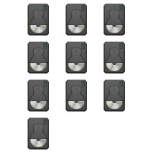 10X Cargador de Batería Recargable de Alta Eficiencia ML2032, ML2016, ML2020 y ML1220. Cargador de Batería de Botón.