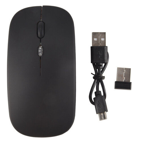3X Wireless Mouse  5.1 Rechargeable LED Silent Mouse USB Optical Ergonomic Gaming 2.4G Wireless Backlite 1