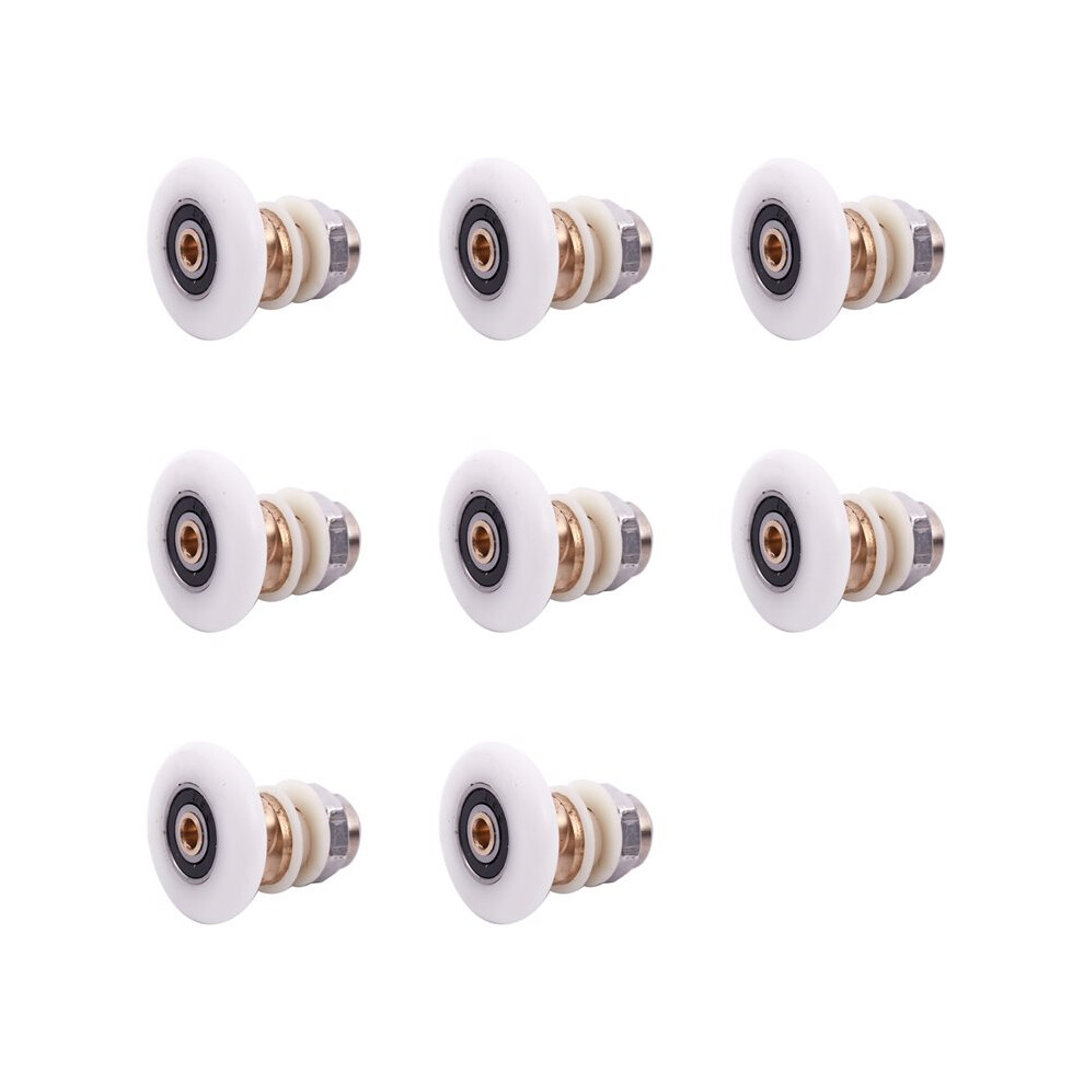 8X Shower Sliding Door Roller Runner Wheel 27Mm Wheel Diameter 4713351957652