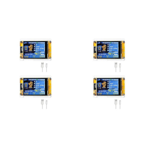 4x NMiner NerdMiner Harshrate Atualizado 987KH/S 2,8 Polegadas  Display Bitcoin Crypto Solo Lottery Miner NerdMiner 1