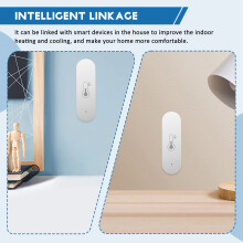 6X Sensor Drahtlose Konnektivität Benutzerfreundliche App Intelligenter WLAN-Temperatur- und Feuchtigkeitssensor für Heim-IoT-Geräte