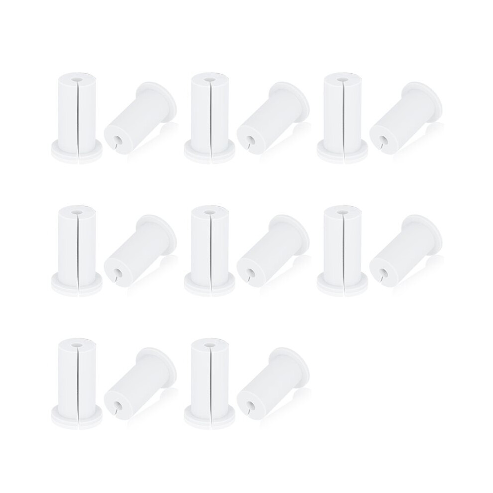 16Pcs Cable Routing Kit For Starlink, Cable Feed Through Bushings For 1Inch Wall Hole, Ethernet Cable Wall Grommet,White 4712865508657