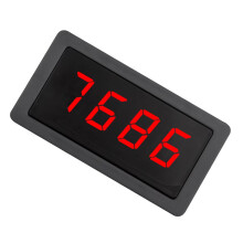 4X Tacómetro Digital LED de 9999 RPM, Medidor de Velocidad de Calibre de 8-24 V CC con Interruptor de Sensor de Imán Hall NPN de 5 V