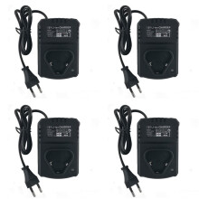 4X Chargeur de Perceuse Électrique 12V Chargeur de Batterie au Lithium Chargeur Li-Ion 110-240V pour Perceuse au Lithium/Clé Électrique Prise Ue