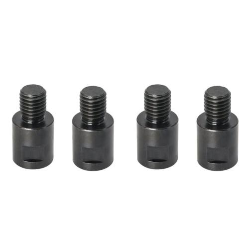 4pcs 5/8 Inch-11 to M14 Adapter Angle Grinder Thread Converter Adapter Shaft Connector for Diamond Core Drill Bits