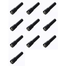 10X 6.5cm Antenna Connettore SMA Femmina VHF/UHF 2.15dBi per Radio Ricetrasmittente
